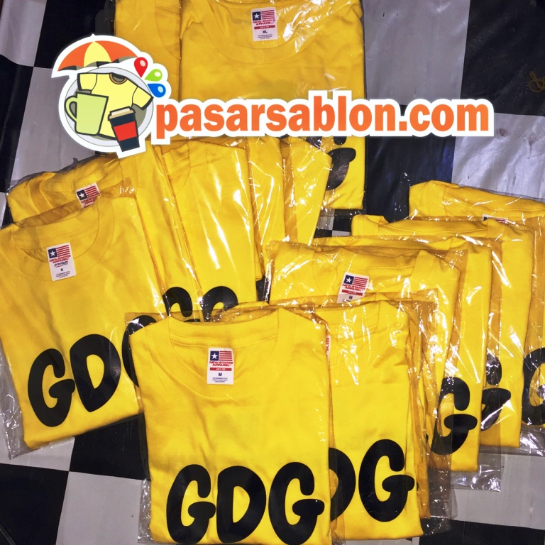Terimakasih Pesanan Sablon Kaos GDG Gold