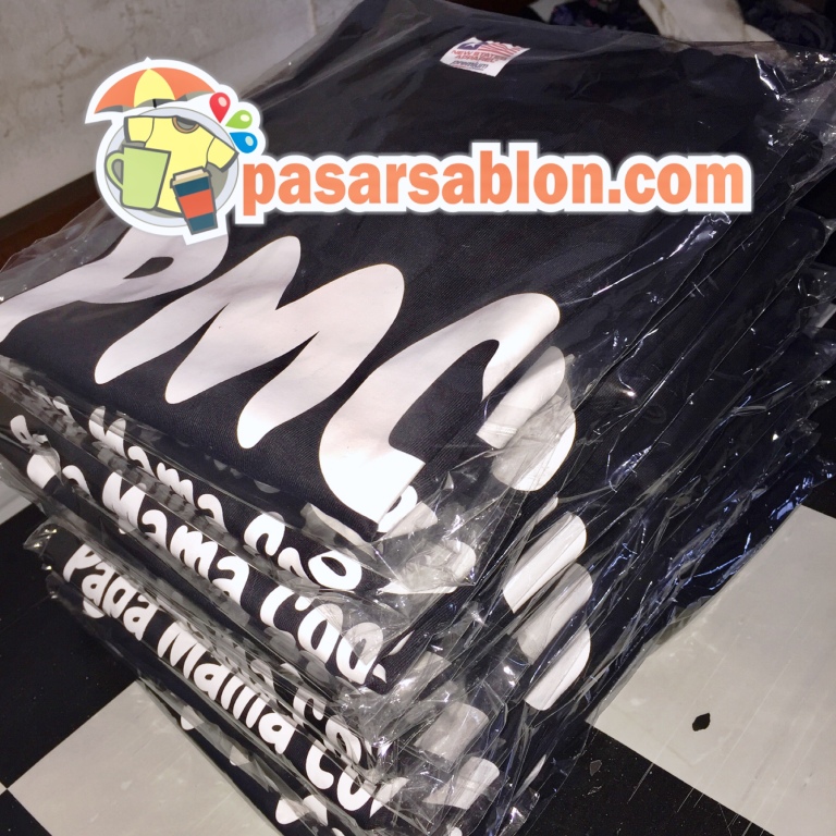 Terimakasih Pesanan Sablon Kaos PMC Surabaya